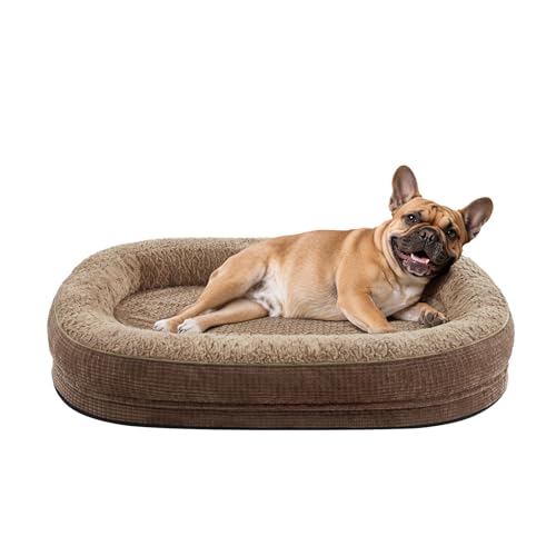 JOEJOY Orthopädisches Hundebett, Couch für große Haustiere, mit Eierschaum-Unterstützung, vierseitige Nackenrolle JOEJOY Orthopädisches Hundebett, Couch für große Haustiere, mit Eierschaum-Unterstützung, vierseitige Nackenrolle von JOEJOY