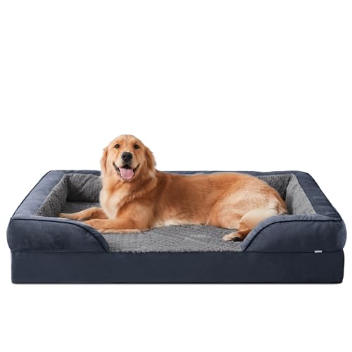 JOEJOY Extra großes Orthopädisches Hundebett, extra großes waschbares Katzenbett Hundekissen mit Wabenstruktur und abnehmbarem wasserdichte Fütterung Schaumstoff hundebett orthopädisch Grau JOEJOY Extra großes Orthopädisches Hundebett, extra großes waschbares Katzenbett Hundekissen mit Wabenstruktur und abnehmbarem wasserdichte Fütterung Schaumstoff hundebett orthopädisch Grau von JOEJOY