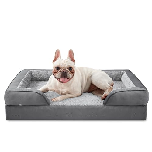 JOEJOY Mittelgroß Orthopädisches Hundebett, mittelgroßes waschbares Katzenbett Hundekissen mit Wabenstruktur und abnehmbarem wasserdichte Fütterung Schaumstoff hundebett orthopädisch Hellgrau JOEJOY Mittelgroß Orthopädisches Hundebett, mittelgroßes waschbares Katzenbett Hundekissen mit Wabenstruktur und abnehmbarem wasserdichte Fütterung Schaumstoff hundebett orthopädisch Hellgrau von JOEJOY