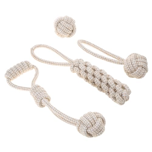 JOERBABU 1 Set Pet Knot Baumwollseil Made Teeth Grinding Supplies für kleine/mittelgroße Hunde JOERBABU 1 Set Pet Knot Baumwollseil Made Teeth Grinding Supplies für kleine/mittelgroße Hunde von JOERBABU