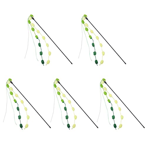 JOERBABU Cat Teaser Stick Toy Cat Interactive Toy Funny Teaser Self-playing Cat Stick Toy Wand Kitten Teaser Wand Cat Toy JOERBABU Cat Teaser Stick Toy Cat Interactive Toy Funny Teaser Self-playing Cat Stick Toy Wand Kitten Teaser Wand Cat Toy von JOERBABU