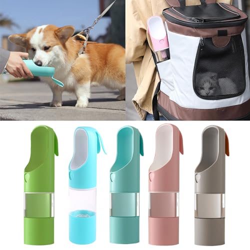 JOERBABU Hundewasserflasche, auslaufsicher, tragbarer Haustier-Wasserspender und Futternapf, 6,8 Trinkwasser, einfache Verwendung, Futterfütterung JOERBABU Hundewasserflasche, auslaufsicher, tragbarer Haustier-Wasserspender und Futternapf, 6,8 Trinkwasser, einfache Verwendung, Futterfütterung von JOERBABU