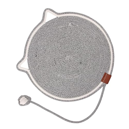 JOERBABU Kratzmatte Interaktion Kratzkissen Spielzeug Baumwollseil Katzen Kratzmatte Möbel Schutzkratzer JOERBABU Kratzmatte Interaktion Kratzkissen Spielzeug Baumwollseil Katzen Kratzmatte Möbel Schutzkratzer von JOERBABU