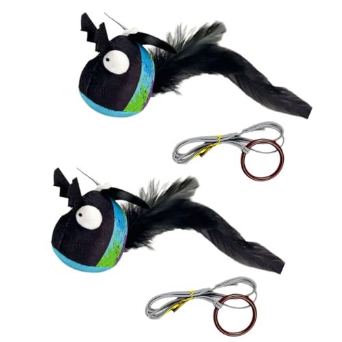 JOERBABU Quietschendes Katzenspielzeug mit Geräuschen, zum Zahnen, Kauen, mit Geräuschen, zum Trainieren JOERBABU Quietschendes Katzenspielzeug mit Geräuschen, zum Zahnen, Kauen, mit Geräuschen, zum Trainieren von JOERBABU