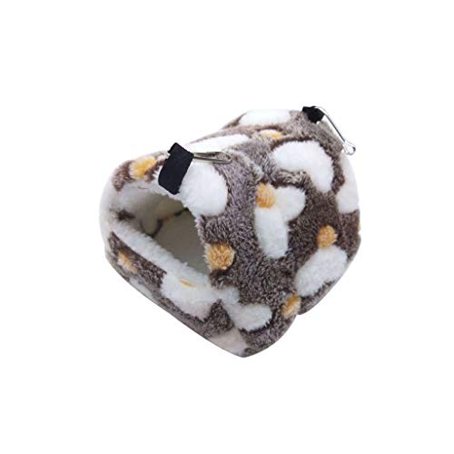 JOERBABU Schönes Hamsternest, Winterbett, Haus, Schuppen, Hängematte, Käfigzelt, Plüsch, Versteck für Hamster, kleine Haustiere JOERBABU Schönes Hamsternest, Winterbett, Haus, Schuppen, Hängematte, Käfigzelt, Plüsch, Versteck für Hamster, kleine Haustiere von JOERBABU