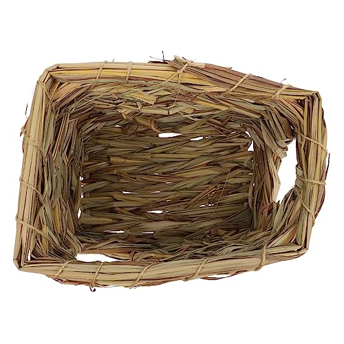 1Stück Hamster Nest aus Natürlichem Stroh Atmungsaktives und Versteck für Kleine Haustiere für Hamster Ratten und Chinchillas Fördert Natürliche Instinkte und Bietet 1Stück Hamster Nest aus Natürlichem Stroh Atmungsaktives und Versteck für Kleine Haustiere für Hamster Ratten und Chinchillas Fördert Natürliche Instinkte und Bietet von JOINPAYA