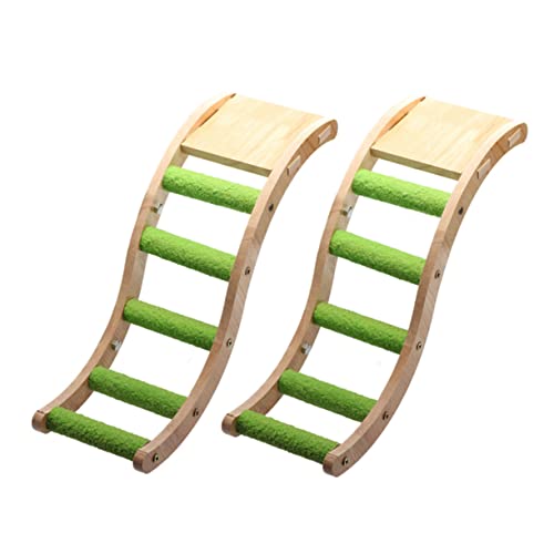 2Stücke Holzleiter für Kletterspielzeug für Papageien und Sittiche Vogelkäfig Zubehör Fördert Natürlichen und Sorgt für Spaß und Gesundheit 2Stücke Holzleiter für Kletterspielzeug für Papageien und Sittiche Vogelkäfig Zubehör Fördert Natürlichen und Sorgt für Spaß und Gesundheit von JOINPAYA