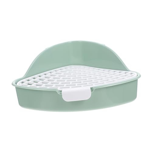 Bunny Litter Box für Kleine Dreieckige Toilette mit Abnehmbaren Gittern für Meerschweinchen Chinchillas und Hamster Einfache von JOINPAYA