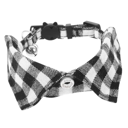 Einstellbares Kariertes Katzenhalsband mit Schleife Atmungsaktive und Bequeme Halskrause für Haustiere für Partys und Besondere Anlässe Sicher und Langlebig Einstellbares Kariertes Katzenhalsband mit Schleife Atmungsaktive und Bequeme Halskrause für Haustiere für Partys und Besondere Anlässe Sicher und Langlebig von JOINPAYA