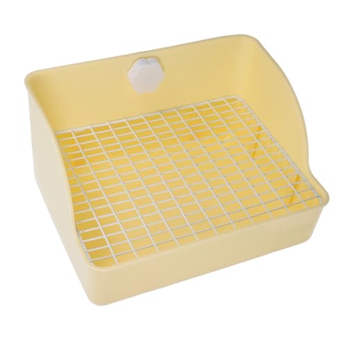 Geräumige Ecktoilette für Hamster Meerschweinchen und Toilettentraining Platzsparendes Design von JOINPAYA
