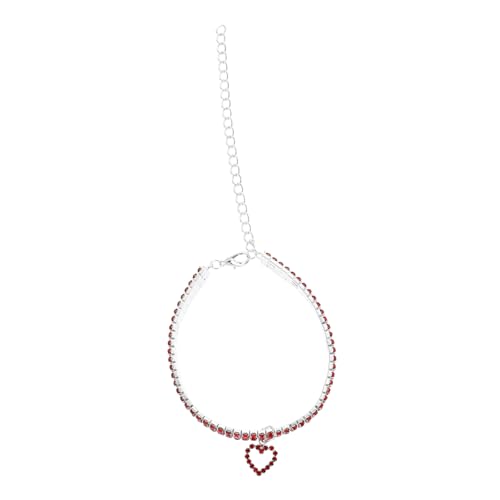 Hundehalsband mit Herzanhänger Verstellbar und Langlebig für Kleine und Katzen Wasserdichtes Design für Tägliche Hundehalsband mit Herzanhänger Verstellbar und Langlebig für Kleine und Katzen Wasserdichtes Design für Tägliche von JOINPAYA
