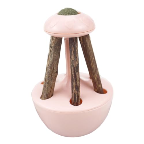 JOINPAYA 1 PC Katze Ball Katzen Kätzchen Tumbler Zähne Reinigung Katzenminze Katze Katzenminze Rosa von JOINPAYA