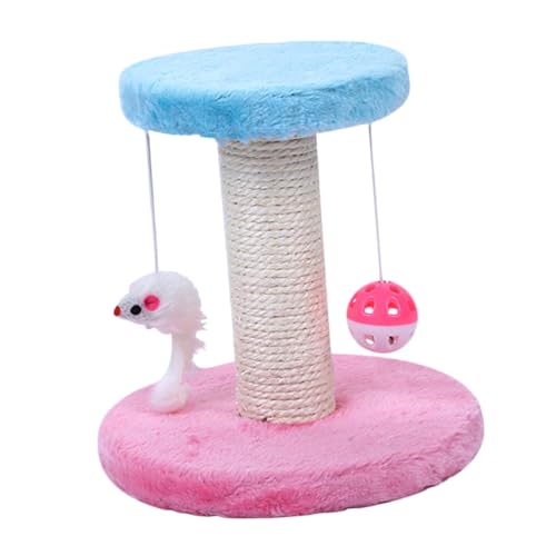 JOINPAYA 1 PC Katzenklettergerüst Indoor Katzenspielzeug Kicker Katzenkratzbaum Interaktiver Stabiler Katzenkratzbaum Sisal Kletter Katzenkratzbaum Spielball Seil Katzenkratzspielzeug von JOINPAYA