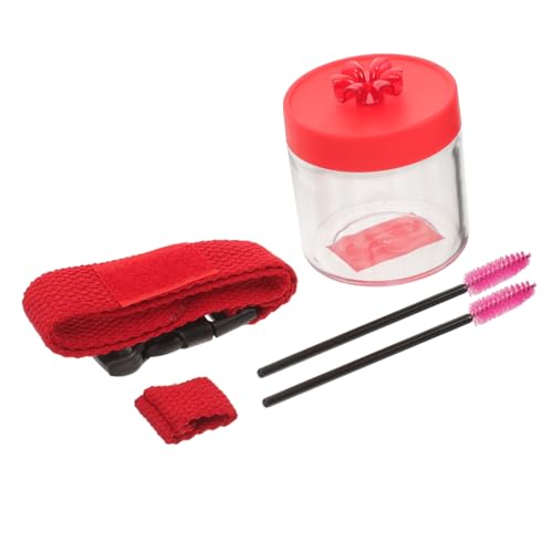 JOINPAYA 1 Satz -Feeder Futterspender -Feeder Vogelfutterhäuschen für draußen Vogelfütterer Ameisenjunge Werkzeug Futterarmband für Vögel Zubringer für Kolibris Plastik rot von JOINPAYA