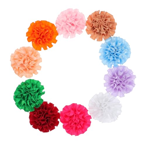 JOINPAYA 1 Satz Haustierhalsband Blumenanhänger Für Katzenhalsbänder Haustier Krawatten Blume Körperpflege Weicher Hundehalsband Blume des Katzenhalsbandes Reinigen Zufällige Farbe 10 Stück von JOINPAYA