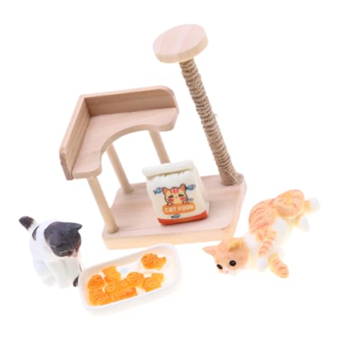 JOINPAYA 1 Satz Klettergerüst für Katzen katzenkratzbaum katzenzubehöhr cat Accessories Katzen Fanartikel Katzen Accessoires Simulation Mini klein Puppenhauszubehör Möbel Kratzbaum hölzern JOINPAYA 1 Satz Klettergerüst für Katzen katzenkratzbaum katzenzubehöhr cat Accessories Katzen Fanartikel Katzen Accessoires Simulation Mini klein Puppenhauszubehör Möbel Kratzbaum hölzern von JOINPAYA