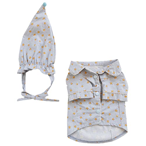 JOINPAYA 1 Satz Pet -Pyjama Set Hundepyjama hundeschlafanzüge Hundekleidung Heimkleidung Kostüm kleines hundekleid für Hundebekleidung und Zubehör lustige Haustierkleidung Reine Baumwolle von JOINPAYA