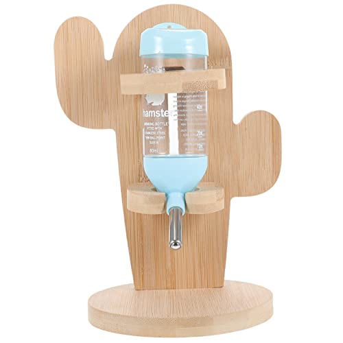 JOINPAYA 1 Satz Wasserflasche für Haustiere Vertikaler Wasserspender für Chinchilla und Hamster Installieren mit Holzständer Sorgt für Bequeme Trinkgelegenheit Farbe Zufällige Farbe von JOINPAYA