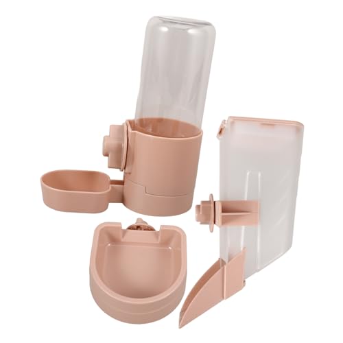 JOINPAYA 1 Satz Wasserspender für Haustiere Katzenwasserspenderbrunnen Katzenspender Wasserspender für Welpen Trinken Wasserspender für Haustierkäfige Katzentränke Abs Rosa von JOINPAYA