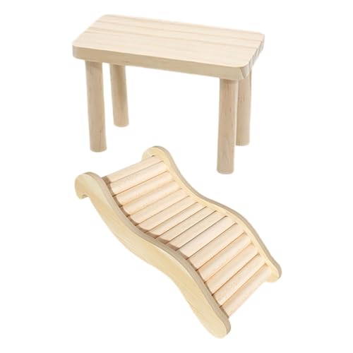 JOINPAYA 1 Set Hamsterleiter Und Plattform Aus Holz – Kletterleiter Für Kleintiere Käfigklettern Und Aktivitäten Für Hamster Rennmäuse Und Kleine Haustiere JOINPAYA 1 Set Hamsterleiter Und Plattform Aus Holz – Kletterleiter Für Kleintiere Käfigklettern Und Aktivitäten Für Hamster Rennmäuse Und Kleine Haustiere von JOINPAYA