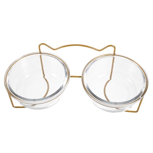JOINPAYA 1 Stück Doppelschüssel Schüssel pet Supplies pet Bowl futternäpfe speisebehälter Lebensmittel behälter Katze Glasschale Futternapf für Haustiere Katzennapf PET-Glasschale Eisen JOINPAYA 1 Stück Doppelschüssel Schüssel pet Supplies pet Bowl futternäpfe speisebehälter Lebensmittel behälter Katze Glasschale Futternapf für Haustiere Katzennapf PET-Glasschale Eisen von JOINPAYA