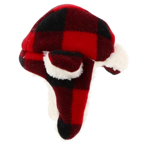 JOINPAYA 1 Stück Haustier Warmer Hut Hundekleidung Hund Wintermütze Abdeckung Wintermützen für Hunde Plüsch katzenmützen Hundemütze Geburtstagsmütze für Hunde Haustierhundhut Gummiband von JOINPAYA