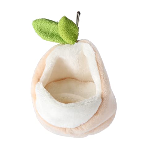 JOINPAYA 1 Stück Haustier warmes Nest Meerschweinchen Guinea Haustier Höhle Bettwäsche Nagetier haustierbett pet Bed petbett Schlafsack Hamster Baumwollnest kleine Tiere nisten Flanell Weiß von JOINPAYA