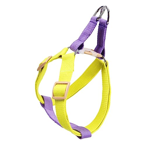 JOINPAYA 1 Stück Hundegurtweste Diensttierweste für Hunde Geschirr Haustier Hunde Hundeweste Hundetraining Träger Gehen Hundeweste mit Griff Mittel Größe hundegeschir Polyesterband Violett von JOINPAYA