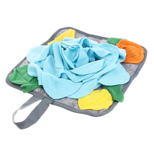 JOINPAYA 1 Stück Schnüffelmatte für Kaninchen Futter und Spielmatte für Langsames Fressen aus Waschbarem Material mit Rutschfester Unterlage und Aufhängeseil für Haustiertraining und von JOINPAYA