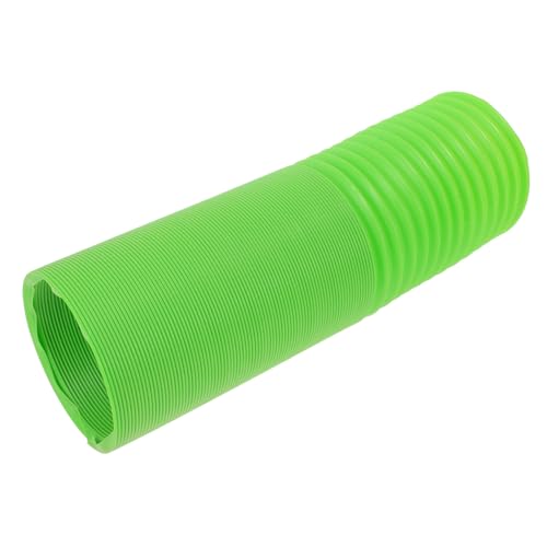 JOINPAYA 1 Stück Telescopischer Hamster Tunnel Faltbares für Kleine Haustiere Grüner Spieltunnel für Hamster und Frettchen Entspannen Platzsparend und Sicher von JOINPAYA