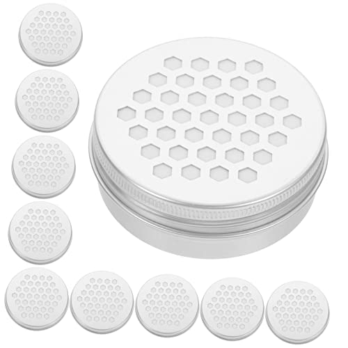 JOINPAYA 10 Stück Aluminiumbox mit Hohlgewinde Duftdose Stecker Docht Gel bürozubehör bürogadges Aroma-Diffusor aus Aluminium für den Innenbereich Aufbewahrungsbehälter für von JOINPAYA