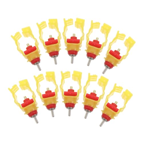 JOINPAYA 10stücke Hühnertränke Nozzles Automatische Geflügeltrinker Für Hühner Wassersparende Tränke Für Geflügelhäuser Und Bauernhöfe Einfache Installation JOINPAYA 10stücke Hühnertränke Nozzles Automatische Geflügeltrinker Für Hühner Wassersparende Tränke Für Geflügelhäuser Und Bauernhöfe Einfache Installation von JOINPAYA