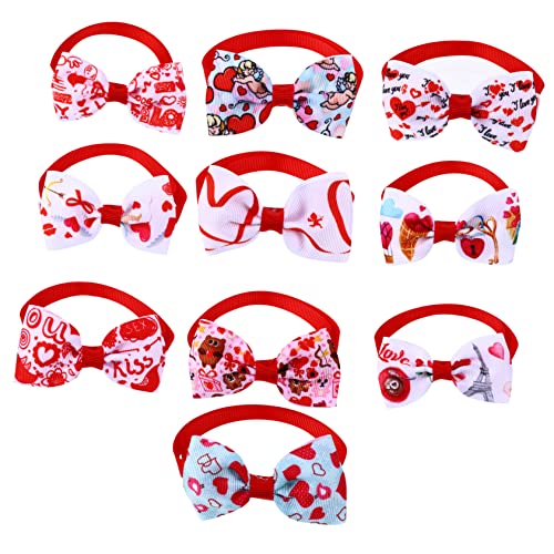 JOINPAYA 10 Stück Valentinstag tierbedarf pet Supplies Valentine valentienstag valentinstags Bogen Fliegekrawatte für Hundekragen Haustierhalsband zum Valentinstag Haustier Bowknot Schleife JOINPAYA 10 Stück Valentinstag tierbedarf pet Supplies Valentine valentienstag valentinstags Bogen Fliegekrawatte für Hundekragen Haustierhalsband zum Valentinstag Haustier Bowknot Schleife von JOINPAYA