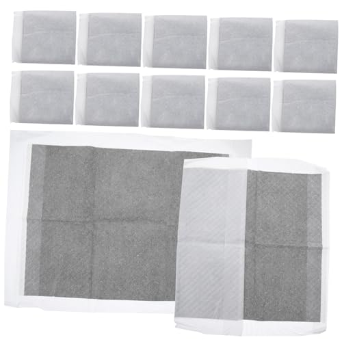 JOINPAYA 100Stücke Aktivkohle Haustierunterlage Hochabsorbierende wasserdichte Kaninchenpolster für Käfige Bequemes Training Pad für Kleine Wie Meerschweinchen und Hamster von JOINPAYA