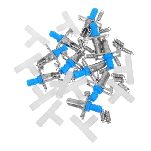JOINPAYA Kaninchen Wassertrinkausrüstung 10 Satz Metall Tränke für Hasen Automatischer Wasserspender Rostfrei Installieren für Kleine Haustiere JOINPAYA Kaninchen Wassertrinkausrüstung 10 Satz Metall Tränke für Hasen Automatischer Wasserspender Rostfrei Installieren für Kleine Haustiere von JOINPAYA