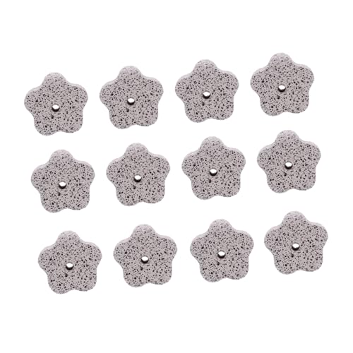 JOINPAYA 12 Stück Kaninchenzähne Nagetier Zahnpflege Hamster Zahnstein Kalkstein für Haustiere Hase Chinchilla groß Steinzähne Backenzähne für Haustiere Mineralien Light Grey von JOINPAYA