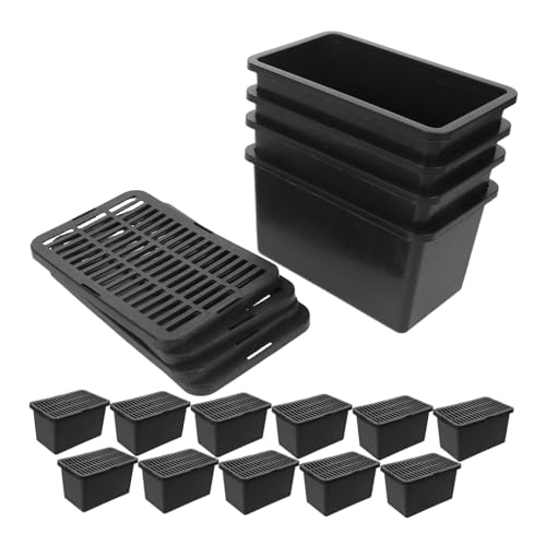 JOINPAYA 15 Stück Teiliges Reptilien Transportbehälter mit Deckel Leichter Plastik Carrier für Schildkröten Eidechsen Hamster Tragbare Atmungsaktive Kompakte Box für Kleine Haustiere und von JOINPAYA