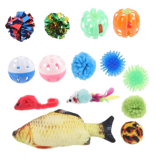 JOINPAYA 1Satz Cat Teaser Toy Interactive Durable Pet Cat Play Kit for Healthy Exercise Care for Indoor Cats to Reduce Bad Chewing Habits JOINPAYA 1Satz Cat Teaser Toy Interactive Durable Pet Cat Play Kit for Healthy Exercise Care for Indoor Cats to Reduce Bad Chewing Habits von JOINPAYA