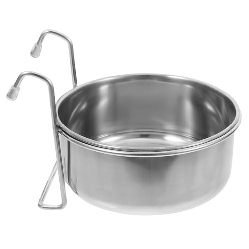 JOINPAYA 1Satz Hängeschale für Haustiere Praktische Futter und Wasserschale Rutschfestes Design für Käfige und Platzsparend für Katzen von JOINPAYA