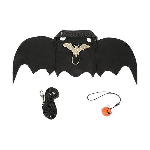 JOINPAYA 1Satz Halloween Kostüm mit Flügeln und Leine Entzückendes Hasen Outfit für Haustiere Kostümpartys und Fotografie aus Hochwertigem Hautfreundlichem Material JOINPAYA 1Satz Halloween Kostüm mit Flügeln und Leine Entzückendes Hasen Outfit für Haustiere Kostümpartys und Fotografie aus Hochwertigem Hautfreundlichem Material von JOINPAYA