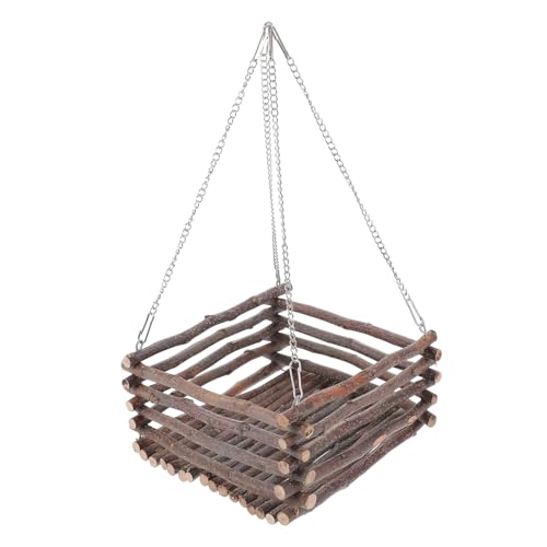 JOINPAYA 1Satz Hamster Hängematte aus Holz Atmungsaktive Hängeschaukel für Kleine Haustiere und Langlebig für Hamster Ratten und Chinchillas Sicheres und Umweltfreundliches JOINPAYA 1Satz Hamster Hängematte aus Holz Atmungsaktive Hängeschaukel für Kleine Haustiere und Langlebig für Hamster Ratten und Chinchillas Sicheres und Umweltfreundliches von JOINPAYA
