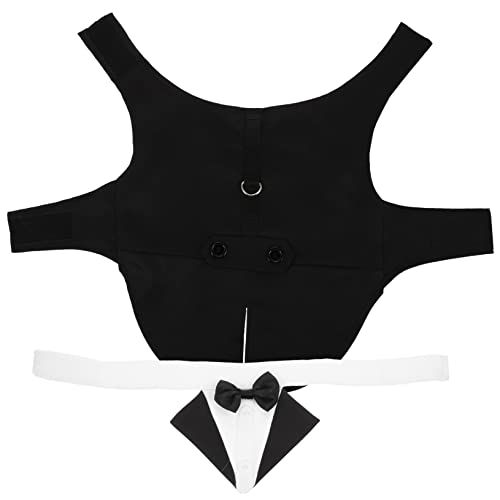 JOINPAYA 1Satz Hochzeit Outfit Eleganter Smoking Mit Fliege Und Bandana Für Haustiere Für Hochzeiten Und Festliche Anlässe von JOINPAYA