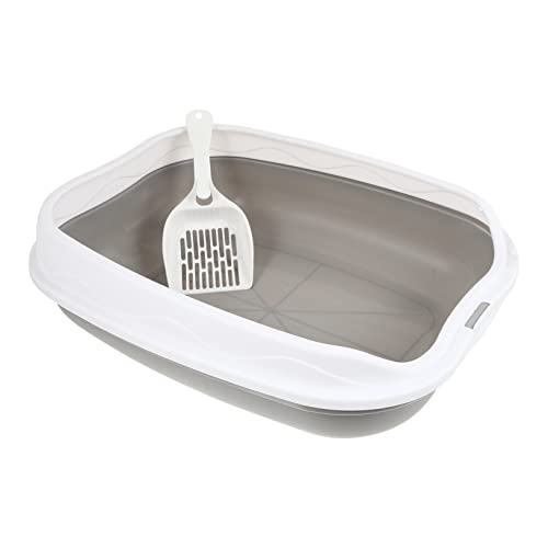 JOINPAYA 1Satz Katzen Halbgeschlossen Graue Katzentoilette Mit Splash Design Geräumige Wurfbox Für Kätzchen Langlebig Reinigen Für Frische Luftzirkulation JOINPAYA 1Satz Katzen Halbgeschlossen Graue Katzentoilette Mit Splash Design Geräumige Wurfbox Für Kätzchen Langlebig Reinigen Für Frische Luftzirkulation von JOINPAYA