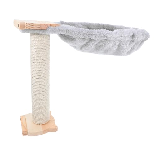 1Satz Katzenbaum Hängematte Löffelförmiges Fusselfreies Katzenbett aus Robustem Material Entspannen und Pflegeleicht und Multifunktionales Design für Aktives 1Satz Katzenbaum Hängematte Löffelförmiges Fusselfreies Katzenbett aus Robustem Material Entspannen und Pflegeleicht und Multifunktionales Design für Aktives von JOINPAYA