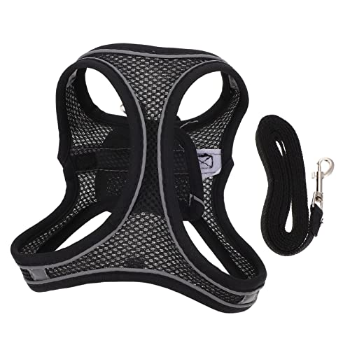 JOINPAYA 1Satz Katzengeschirr Set Mit Leine Und Verstellbar Ausbruchsicher Atmungsaktives Mesh Für Kleine Und Große Für Outdoor Aktivitäten von JOINPAYA