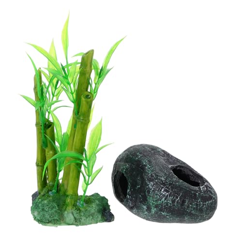 JOINPAYA 1Satz Künstlicher Steinhöhle Für Aquarium Harz Versteck Für Fische Und Garnelen Dekoration Mit Natürlichem Look Für Aquariendekor von JOINPAYA