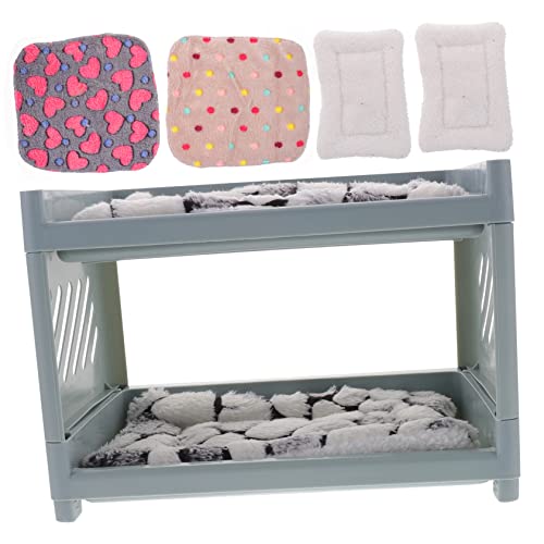 JOINPAYA 1Satz Multifunktions Chinchilla Bett für Kleintiere mit Bett Decken Verschleißfestes Hamsternest für Meerschweinchen Hamster Hochwertige JOINPAYA 1Satz Multifunktions Chinchilla Bett für Kleintiere mit Bett Decken Verschleißfestes Hamsternest für Meerschweinchen Hamster Hochwertige von JOINPAYA