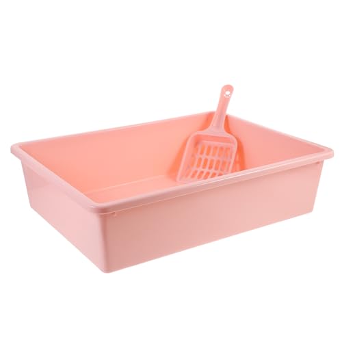 JOINPAYA 1Satz Offene Katzentoilette Mit Katzentoilette Für Kleine Katzentoilette Und Katzenschaufel Aus Langlebigem Material von JOINPAYA