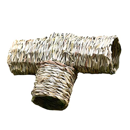JOINPAYA 1Stück Hamster Tunnel aus Naturmaterial Lustige Spielmöglichkeit für Hamster und Kleintiere Fördert Bewegung und Spielspaß Langlebig und Maße von JOINPAYA