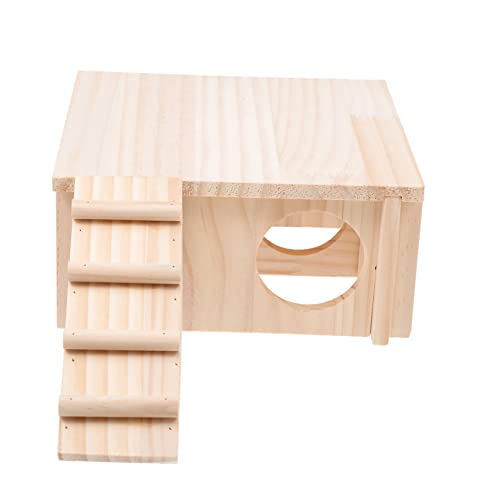 JOINPAYA 1Stück Hamsterhaus Aus Holz Mit Mehreren Schlafzimmern Faltbare Dwarf Hamster Cabin Mit Treppe Rückzugsort Für Kleine Haustiere Langlebig Und Geruchsneutral JOINPAYA 1Stück Hamsterhaus Aus Holz Mit Mehreren Schlafzimmern Faltbare Dwarf Hamster Cabin Mit Treppe Rückzugsort Für Kleine Haustiere Langlebig Und Geruchsneutral von JOINPAYA